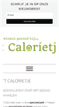 Mobile Screenshot of calorietje.be